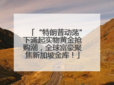 “特朗普动荡”下涌起实物黄金抢购潮，全球富豪聚焦新加坡金库！