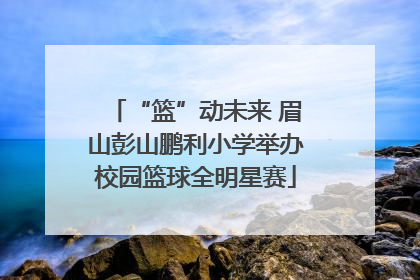 “篮”动未来 眉山彭山鹏利小学举办校园篮球全明星赛