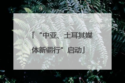 “中亚、土耳其媒体新疆行”启动