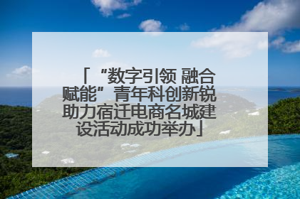 “数字引领 融合赋能”青年科创新锐助力宿迁电商名城建设活动成功举办