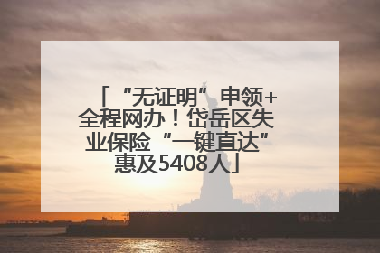 “无证明”申领+全程网办！岱岳区失业保险“一键直达”惠及5408人
