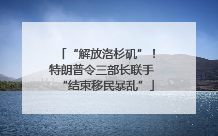 “解放洛杉矶”！特朗普令三部长联手“结束移民暴乱”
