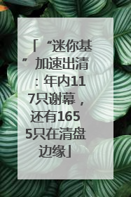 “迷你基”加速出清：年内117只谢幕，还有1655只在清盘边缘