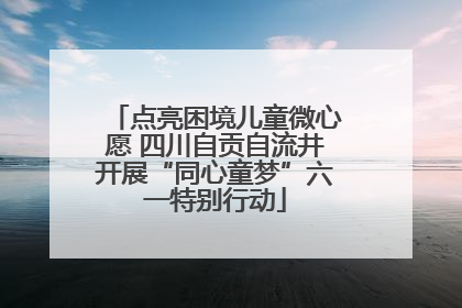 点亮困境儿童微心愿 四川自贡自流井开展“同心童梦”六一特别行动