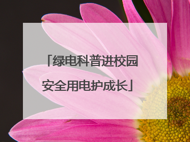 绿电科普进校园 安全用电护成长