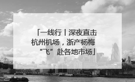 一线行丨深夜直击杭州机场，浙产杨梅“飞”赴各地市场