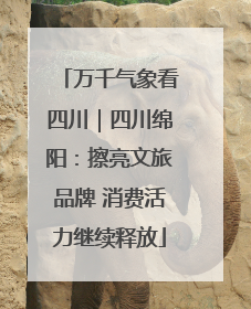 万千气象看四川｜四川绵阳：擦亮文旅品牌 消费活力继续释放