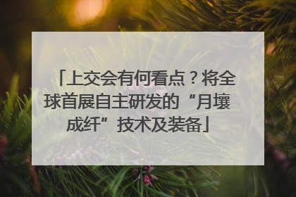 上交会有何看点？将全球首展自主研发的“月壤成纤”技术及装备