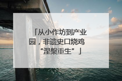 从小作坊到产业园，非遗史口烧鸡“涅槃重生”
