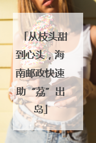 从枝头甜到心头，海南邮政快速助“荔”出岛