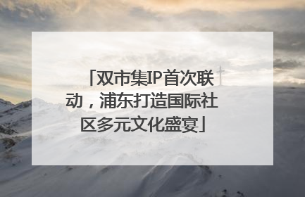 双市集IP首次联动，浦东打造国际社区多元文化盛宴