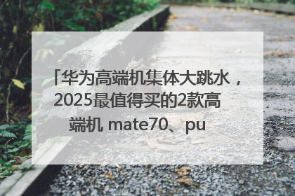 华为高端机集体大跳水，2025最值得买的2款高端机 mate70、pura70如何选？