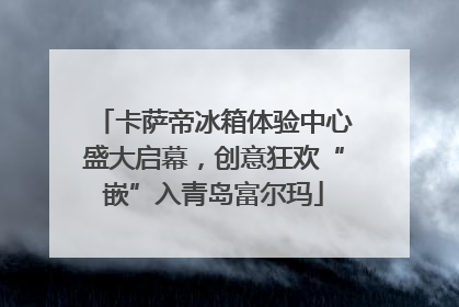 卡萨帝冰箱体验中心盛大启幕，创意狂欢“嵌”入青岛富尔玛