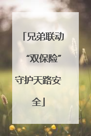 兄弟联动“双保险”守护天路安全