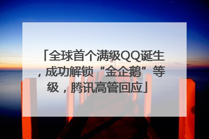 全球首个满级QQ诞生，成功解锁“金企鹅”等级，腾讯高管回应