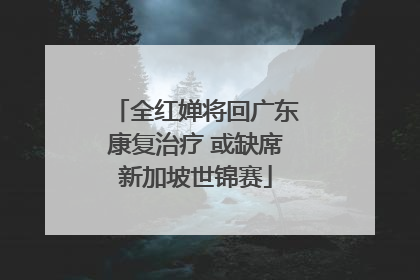 全红婵将回广东康复治疗 或缺席新加坡世锦赛
