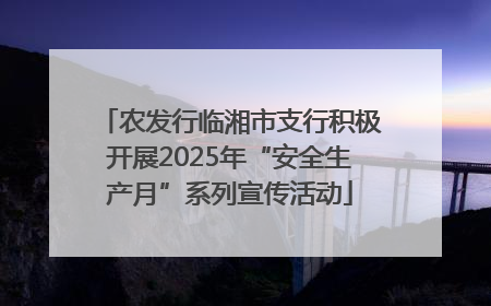 农发行临湘市支行积极开展2025年“安全生产月”系列宣传活动