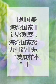 列国鉴·海湾国家丨记者观察：海湾国家努力打造中东“发展样本”