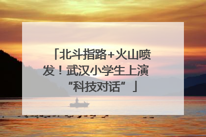 北斗指路+火山喷发！武汉小学生上演“科技对话”