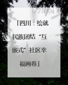 四川：绘就民族团结“互嵌式”社区幸福画卷