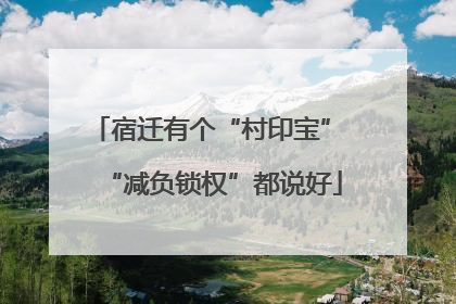 宿迁有个“村印宝” “减负锁权”都说好
