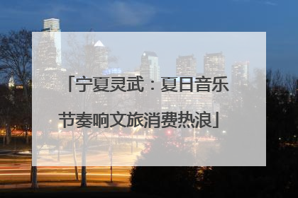 宁夏灵武：夏日音乐节奏响文旅消费热浪