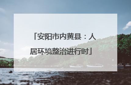 安阳市内黄县：人居环境整治进行时