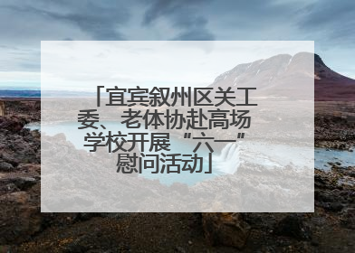 宜宾叙州区关工委、老体协赴高场学校开展“六一”慰问活动