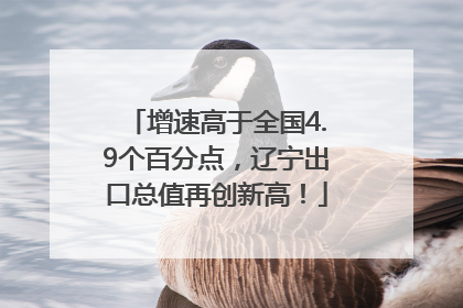 增速高于全国4.9个百分点，辽宁出口总值再创新高！