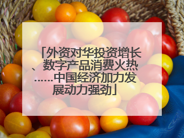 外资对华投资增长、数字产品消费火热……中国经济加力发展动力强劲