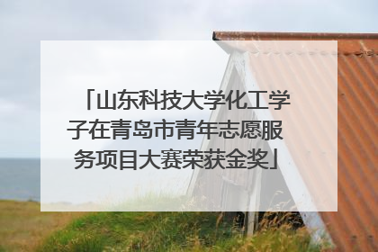 山东科技大学化工学子在青岛市青年志愿服务项目大赛荣获金奖