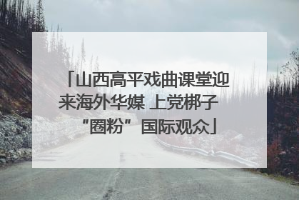 山西高平戏曲课堂迎来海外华媒 上党梆子“圈粉”国际观众