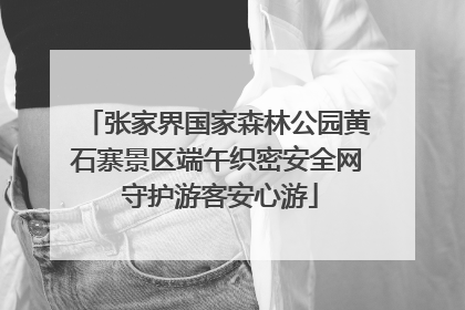 张家界国家森林公园黄石寨景区端午织密安全网 守护游客安心游