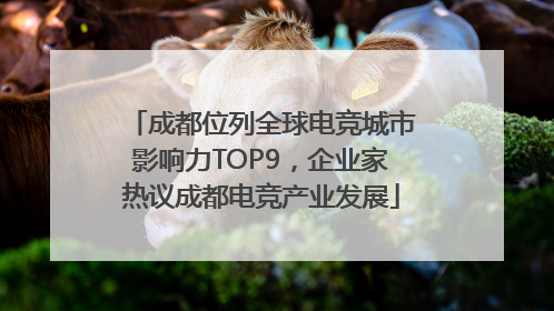 成都位列全球电竞城市影响力TOP9，企业家热议成都电竞产业发展