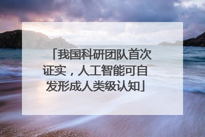 我国科研团队首次证实，人工智能可自发形成人类级认知