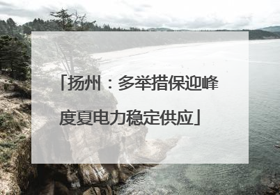 扬州：多举措保迎峰度夏电力稳定供应