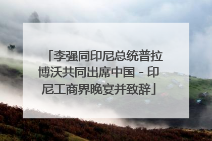李强同印尼总统普拉博沃共同出席中国－印尼工商界晚宴并致辞