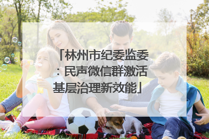 林州市纪委监委：民声微信群激活基层治理新效能