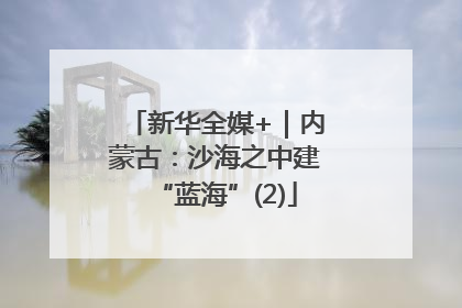 新华全媒+｜内蒙古：沙海之中建“蓝海”(2)