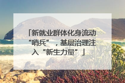 新就业群体化身流动“哨兵”，基层治理注入“新生力量”