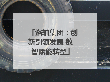 洛轴集团：创新引领发展 数智赋能转型