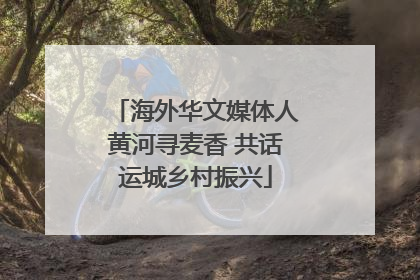 海外华文媒体人黄河寻麦香 共话运城乡村振兴