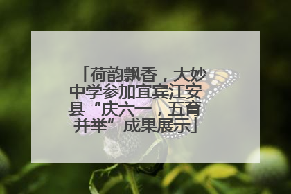 荷韵飘香，大妙中学参加宜宾江安县“庆六一，五育并举”成果展示