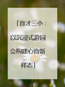 育才三小：以沉浸式游园会构建心育新样态