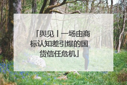 舆见丨一场由商标认知差引爆的国货信任危机