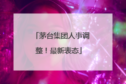 茅台集团人事调整！最新表态