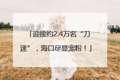 迎接约2.4万名“刀迷”，海口尽显宠粉！