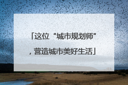 这位“城市规划师”，营造城市美好生活
