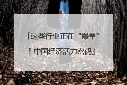 这些行业正在“爆单”！中国经济活力密码