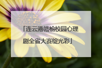 连云港赣榆校园心理剧全省大赛绽光彩